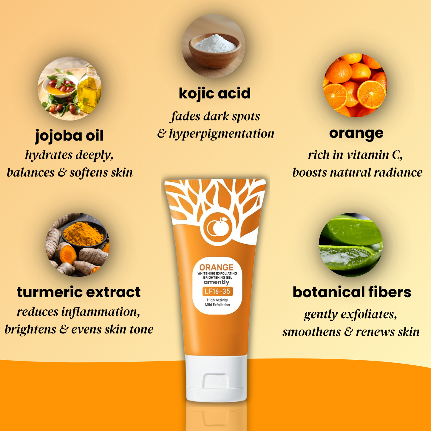 Brightening Orange Enzyme Exfoliating Gel
